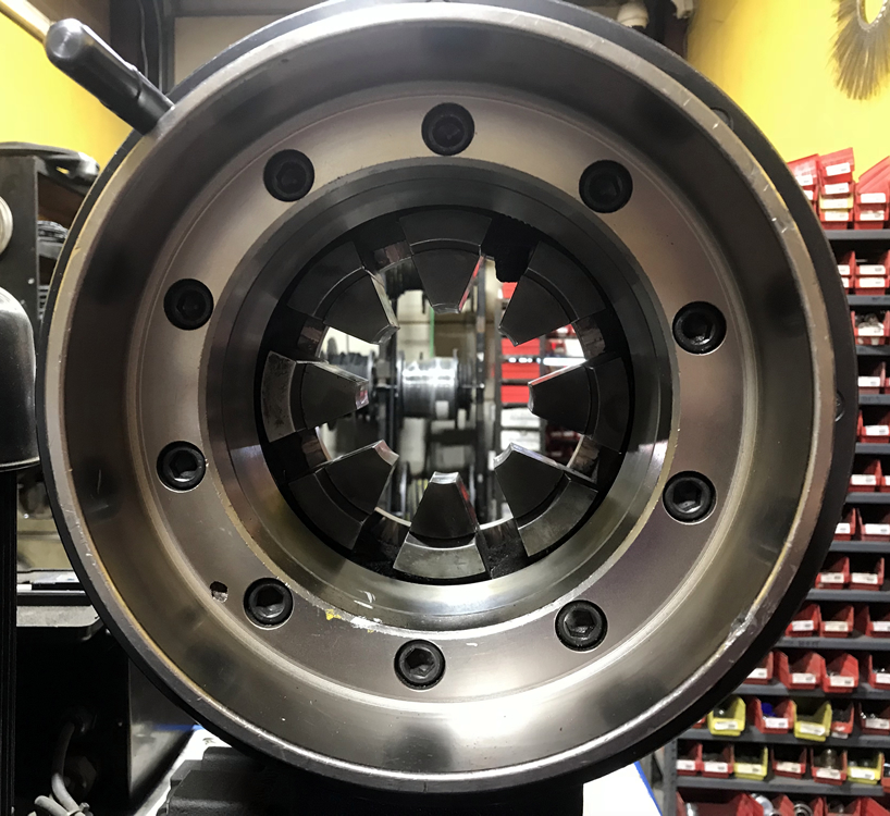 Hydraulic cylinder repair work at HoseTech Plus More